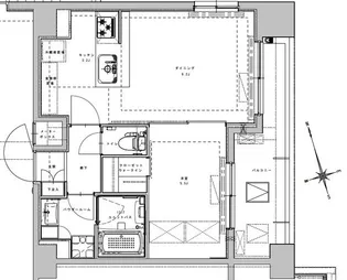 アジールコート大森西【6階】の間取り