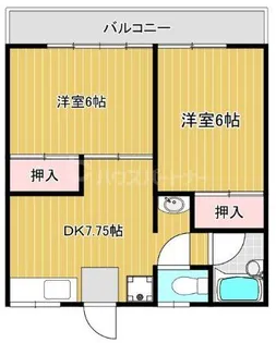 コーポニシキ【2階】の間取り