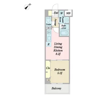 グリーンレスト日吉【1階】の間取り