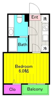 神奈川県川崎市多摩区西生田1【アパート】の間取り