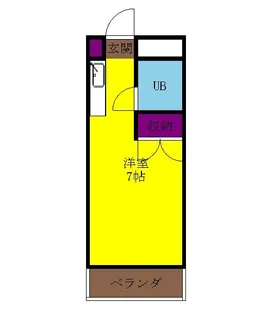 エクレール東林間2番館【2階】の間取り