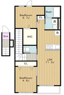 ベラーノ【2階】の間取り