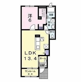 グレイスサクラ【1階】の間取り