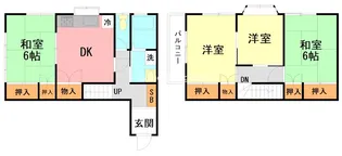 神奈川県平塚市天沼【一戸建】の間取り