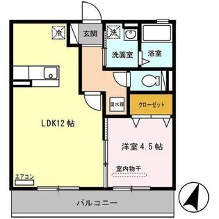 メゾン・ルーチェ【2階】の間取り