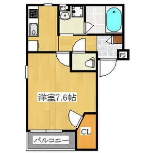 カサーディア加島1【1階】の間取り