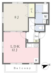 ストーリア向山【1階】の間取り