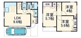 埼玉県さいたま市南区大字円正寺【一戸建】の間取り