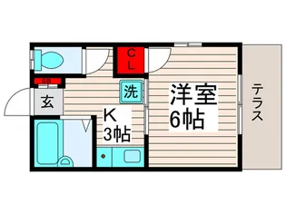 ハイツビレッジ【1階】の間取り