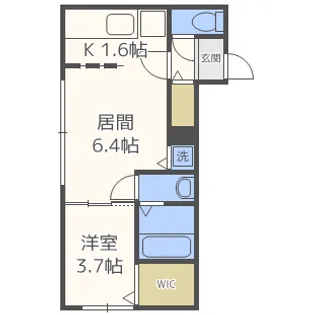fleurir発寒南【2階】の間取り