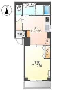 クレセントコート【3階】の間取り