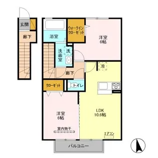 サンモール【2階】の間取り