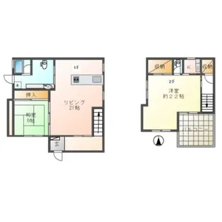 東京都東村山市栄町3【一戸建】の間取り