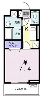 ブレイブ・ブロッサム【2階】の間取り