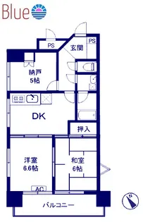 ピア八千代町【4階】の間取り