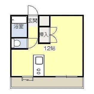 サンライズ橘【4階】の間取り