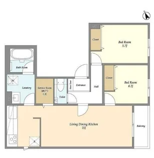 AMIS学芸大学【1階】の間取り