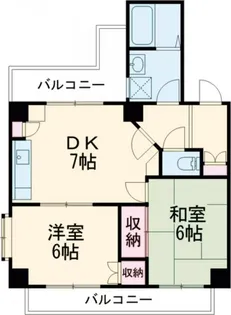 グレース仲松【5階】の間取り