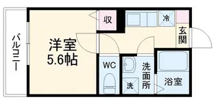 MELDIA八千代台北1丁目A【2階】の間取り