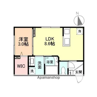 Calmport【2階】の間取り