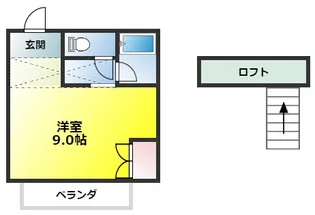 フォレスト【1階】の間取り