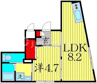 Hale Otsuka【4階】の間取り