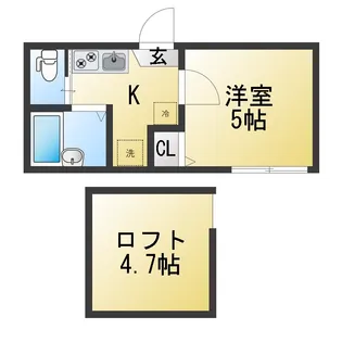追浜オーシャン【2階】の間取り