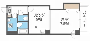 マリアージュひうら【6階】の間取り