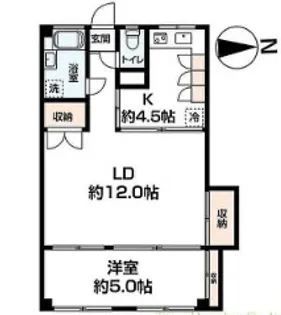 ツイン一の橋2号館【6階】の間取り