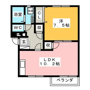 ベル藤和ハイツ(A)【2階】の間取り