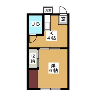 ユニティオカムラ【2階】の間取り