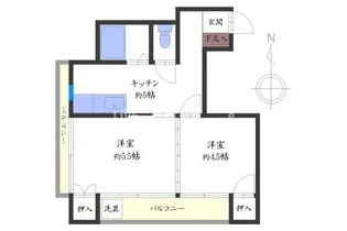 第1大松ビル【6階】の間取り