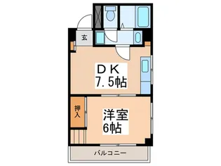 クラルテ大森本町【3階】の間取り
