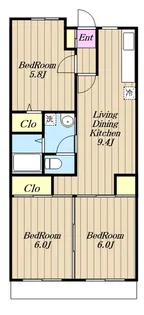 シティパル【0】【4階】の間取り