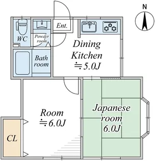 GLORIOUS戸塚【1階】の間取り