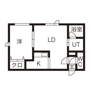百合が原レモンハイツ【3階】の間取り