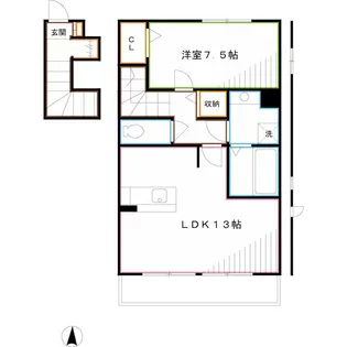 パナックスII【2階】の間取り