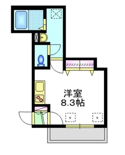 エンプレス チエ【1階】の間取り
