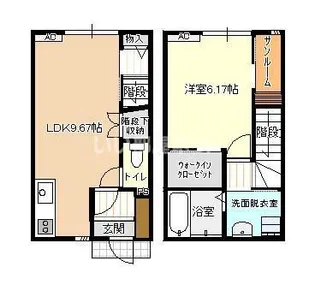 ビオラ古定塚B棟の間取り