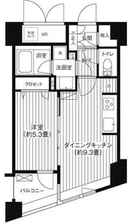 コスモリード新宿余丁町【3階】の間取り