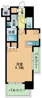 RJRプレシア南福岡【2階】の間取り