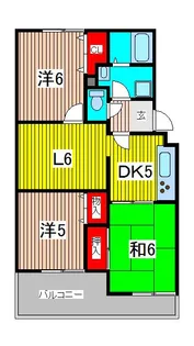 ヴァンベール富士美【1階】の間取り