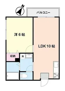 レバランス畑口【3階】の間取り