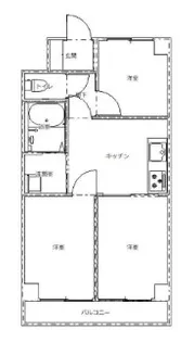 秀和田町レジデンス【6階】の間取り