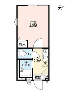 Flat.K Blossoms-フラットケーブロッサム-【1階】の間取り