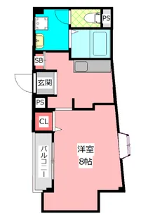 メゾンバニNO3【1階】の間取り