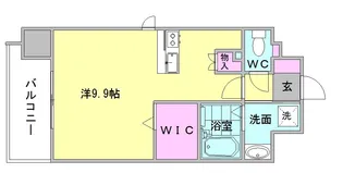 レシェンテヴィラ東比恵【5階】の間取り