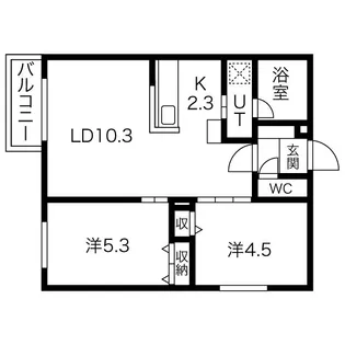 JYUNAII【2階】の間取り