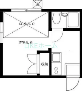 ロフティーノワール【2階】の間取り