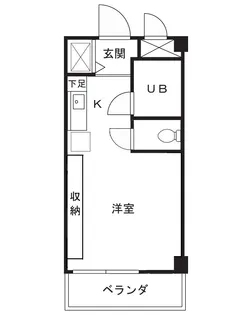 フローリエ細山III【1階】の間取り